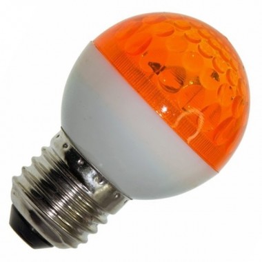 Отзывы Лампа строб e27 D50мм оранжевая