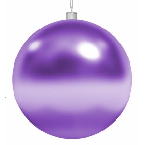 Елочная фигура "Шар", 20 см, цвет фиолетовый