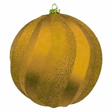 Обзор Елочная фигура Шар Вихрь, 20 см, цвет золотой