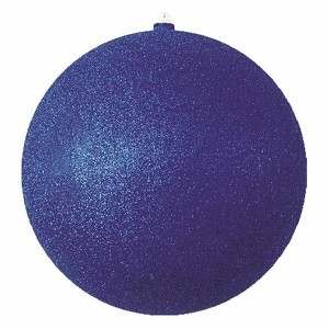 Обзор Елочная фигура Шарик, 20 см, цвет синий