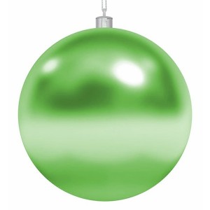 Отзывы Елочная фигура Шар, 25 см, цвет зеленый