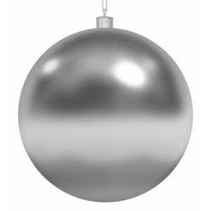 Елочная фигура "Шар", 25 см, цвет серебряный