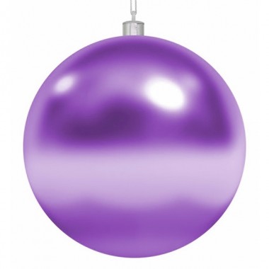 Отзывы Елочная фигура Шар, 25 см, цвет фиолетовый