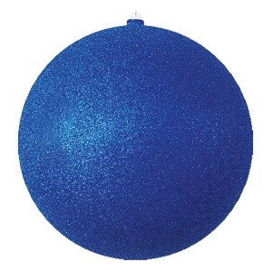 Обзор Елочная фигура Шарик, 25 см, цвет синий
