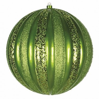 Обзор Елочная фигура Арбуз, 30 см, цвет зеленый