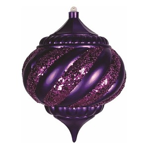 Купить Елочная фигура Лампа, 20 см, цвет фиолетовый