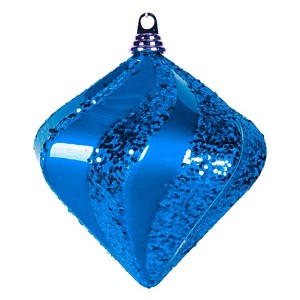 Отзывы Елочная фигура Алмаз, 25 см, цвет синий