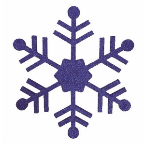 Елочная фигура "Снежинка классическая", 66 см, цвет синий