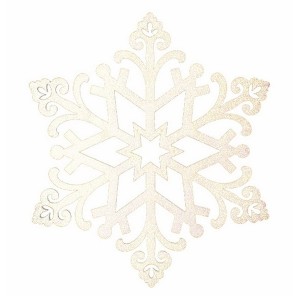 Отзывы Елочная фигура Снежинка Снегурочка, 81 см, цвет шампань