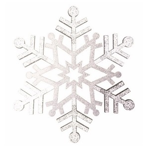 Отзывы Елочная фигура Снежинка резная, 81 см, цвет серебряный