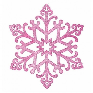 Отзывы Елочная фигура Снежинка Снегурочка, 81 см, цвет фиолетовый