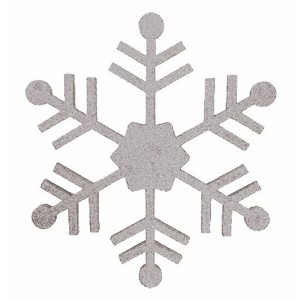 Отзывы Елочная фигура Снежинка классическая, 66 см, цвет серебряный
