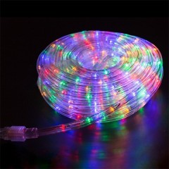 Светодиодный дюралайт 3W мульти (RYGB) 24 LED/1,6Вт/м, свечение с динамикой, D13мм, бухта 6м
