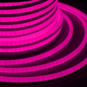 Отзывы Неон гибкий LED NEON FLEX розовый 12х26мм 80LED/4Вт/м, IP54 бухта 50м