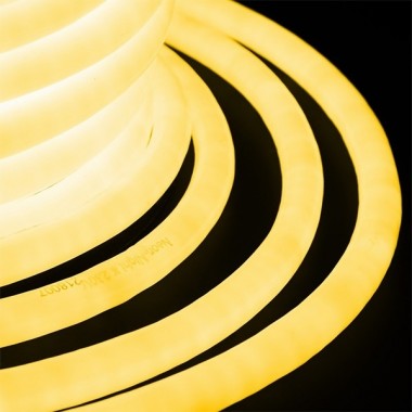 Отзывы Гибкий Неон LED 360° желтый, круглый D19мм 96LED/3,6Вт/м, IP54 бухта 50м