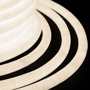 Отзывы Гибкий Неон LED 360° теплый белый, круглый D19мм 96LED/3,6Вт/м, IP54 бухта 50м