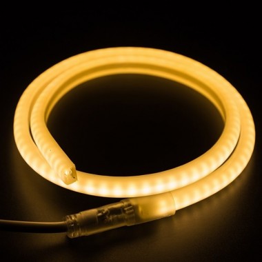 Отзывы Гибкий Неон LED SMD теплый белый D-форма 12х12мм, 120LED/9Вт/м, IP65 бухта 100м