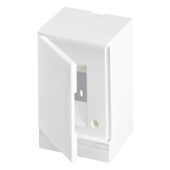 ABB Basic E Бокс настенный 2М белая непрозрачная дверь (без клемм) BEW401202