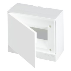 ABB Basic E Бокс настенный 8М белая непрозрачная дверь (с клеммами) BEW401208