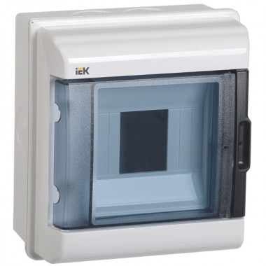 Отзывы Бокс влагозащищенный КМПн-5 IP55 на 5 модулей навесной пластиковый с прозрачной дверкой ИЭК