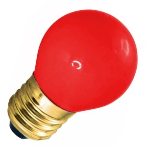 Светодиодная лампа FOTON DECOR GL45 0,6W 220V E27 RED (LED шарик красный)