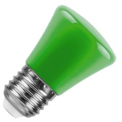 Лампа светодиодная колокольчик Feron LB-372 1W 230V E27 зеленый