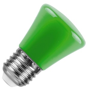 Лампа светодиодная колокольчик Feron LB-372 1W 230V E27 зеленый