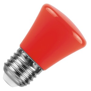 Лампа светодиодная колокольчик Feron LB-372 1W 230V E27 красный
