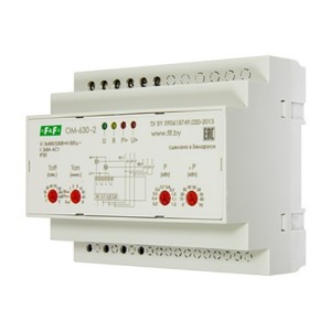 Многофункциональный ограничитель мощности OM-630-2 16А, 1NO/NC, свыше 50 кВт через транс. тока