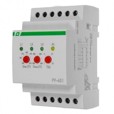 Отзывы Переключатель фаз автоматический PF-451 16А, порог переключения: нижний 150-210В, верхний 230-260В