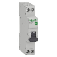 Дифференциальный автомат Schneider Electric Easy9 1П+Н 6А 30мА C тип AC 4,5кА  1 модуль