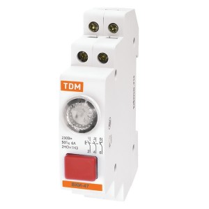 Отзывы Выключатель кнопочный с индикацией ВКИ-47 красный (LED) 2НО;1НЗ AC/DC TDM
