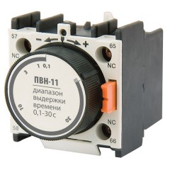 Приставка выдержки времени ПВН-11 ( вкл. 0,1-30 сек) 1з+1р TDM