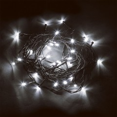 Гирлянда линейная CL04 60LED 5000K 6м +1.5м (с контроллером) зеленый шнур