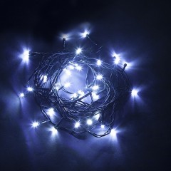 Гирлянда линейная CL04 60LED синий 6м +1.5м (с контроллером) зеленый шнур