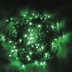 Гирлянда линейная CL06 200LED зеленый 20м +1.5м (с контроллером) зеленый шнур
