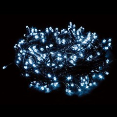 Гирлянда линейная CL33 100LED 4000К 10м +1.6м черный шнур БЕЗ МЕРЦАНИЯ