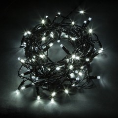 Гирлянда линейная CL43 200LED 5000К 20м +1.5м черный шнур БЕЗ МЕРЦАНИЯ