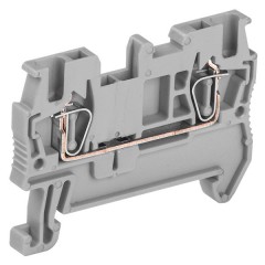 Клеммник самозажимной КПИ 2в-1,5 17,5А серый IEK