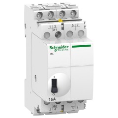 Импульсное реле Schneider Electric iTL16A 4 полюса 4НО 230В АС 50-60ГЦ 110В DC 2 модуль