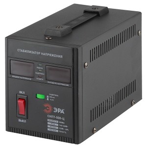 Стабилизатор напряжения СНПТ-500-Ц 140-260В, 0.5кВА, цифровой дисплей ЭРА