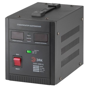 Стабилизатор напряжения СНПТ-2000-Ц 140-260В, 2кВА, цифровой дисплей ЭРА