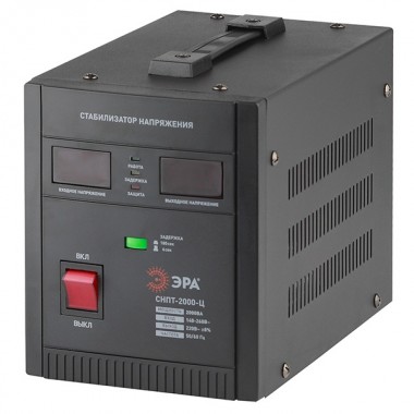 Отзывы Стабилизатор напряжения СНПТ-2000-Ц 140-260В, 2кВА, цифровой дисплей ЭРА