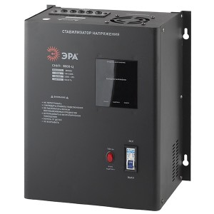 Стабилизатор напряжения СННТ-8000-Ц 140-260В, 8кВА, цифровой дисплей ЭРА