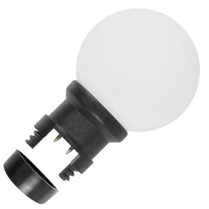Лампа шар 6 LED для белт-лайта  D45мм матовая колба