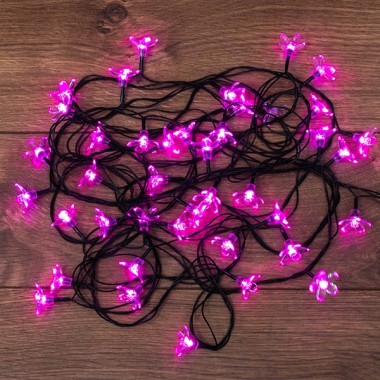 Отзывы Гирлянда светодиодная Цветы Сакуры 50 LED РОЗОВЫЕ 7 метров с контроллером