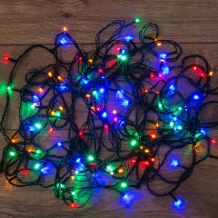 Гирлянда светодиодная универсальная 300 LED МУЛЬТИКОЛОР 15 метров с контроллером