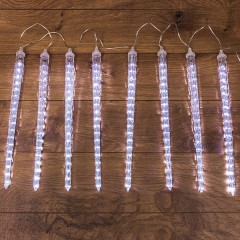 Гирлянда светодиодная "Сосульки" 8 штук*50 см, 300 LED