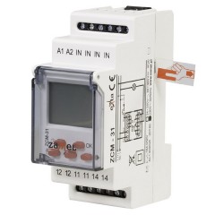 Программатор времени астрономический Zamel 1 канал ЖК 16А 400 программ