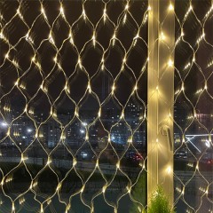 Гирлянда ENOS-01B ЭРА LED Сеть 1,2x1,5m теплый свет, 24V, IP44